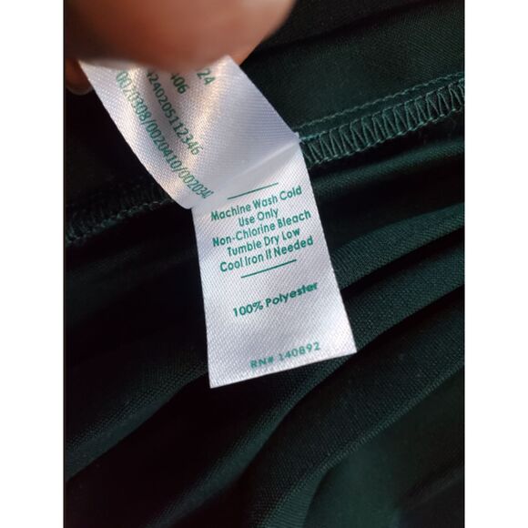 Marine Layer Womens XS Chelsea Pleated Midi Skirt Green Gables New - Picture 9 of 11